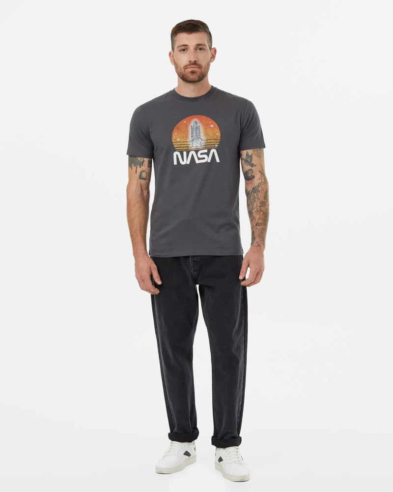 Black-Crew-Neck-Graphic-Shortsleeve-T-Shirt