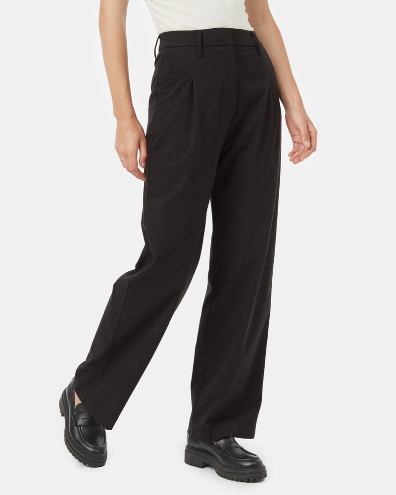 Soft EcoTwill Pleat Front Pant-