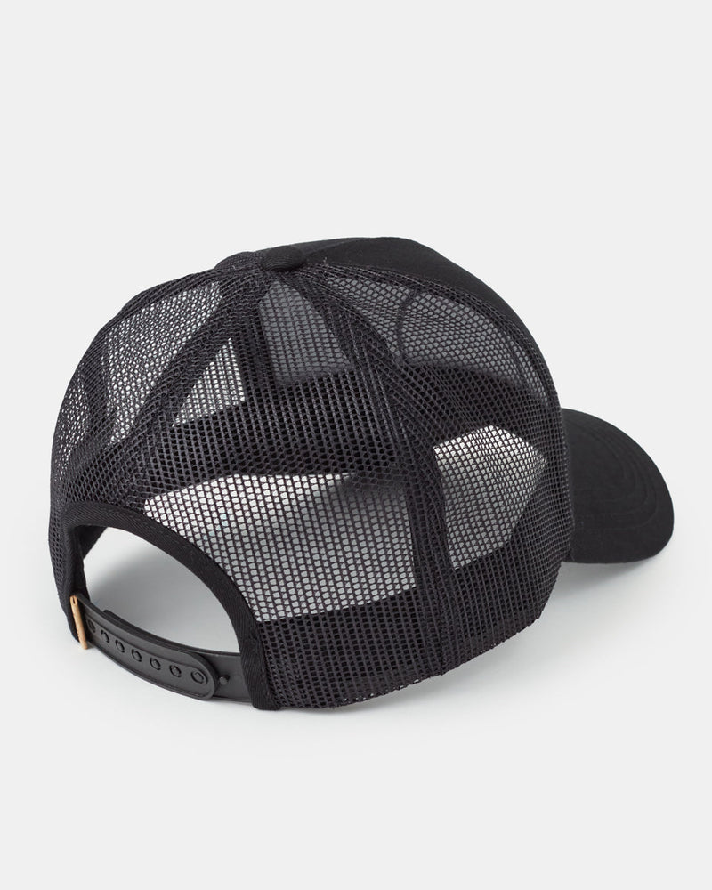 Black-Organic-Cotton-Embroidered-Patch-High-Profile-Hat