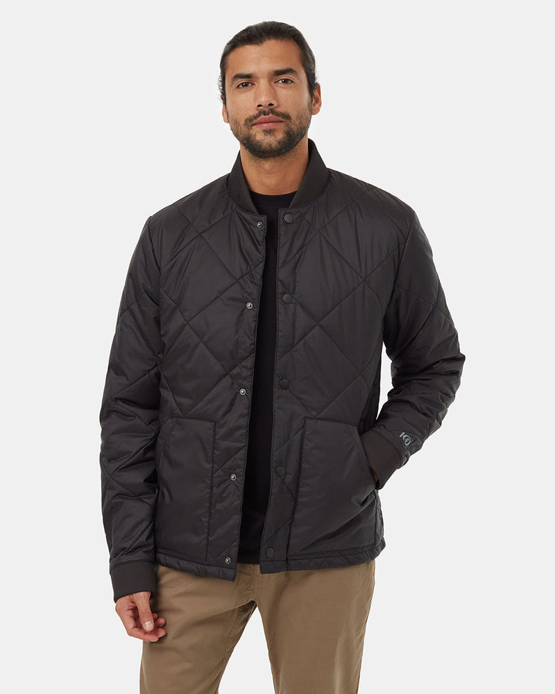 Diamond Padded Bomber Jacket-