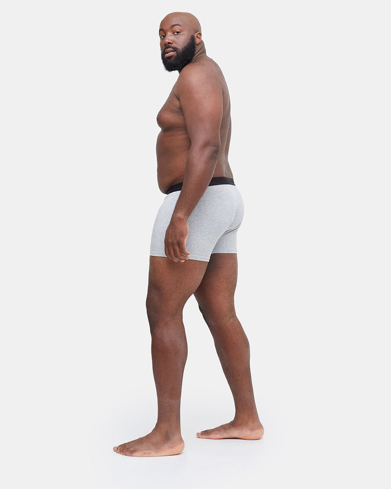 Gray Men's Boxer Briefs