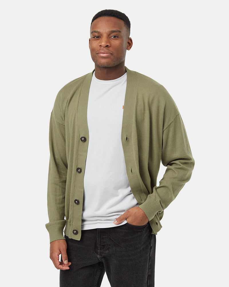 Green-Cotton-4-Button-Cardigan