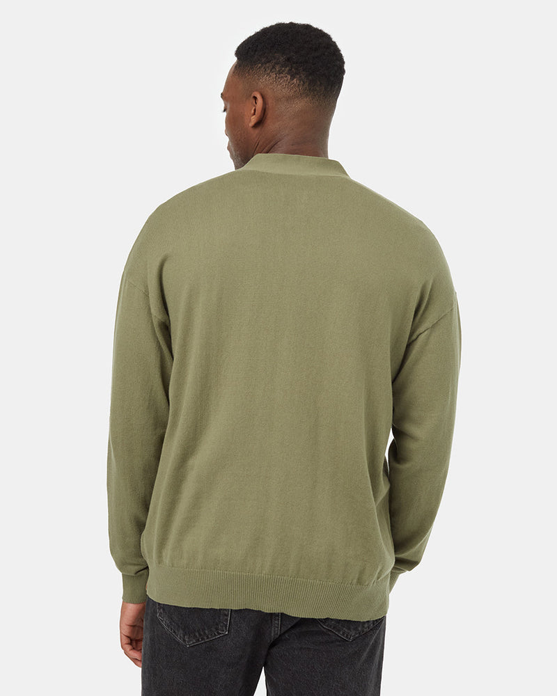 Green-Cotton-4-Button-Cardigan