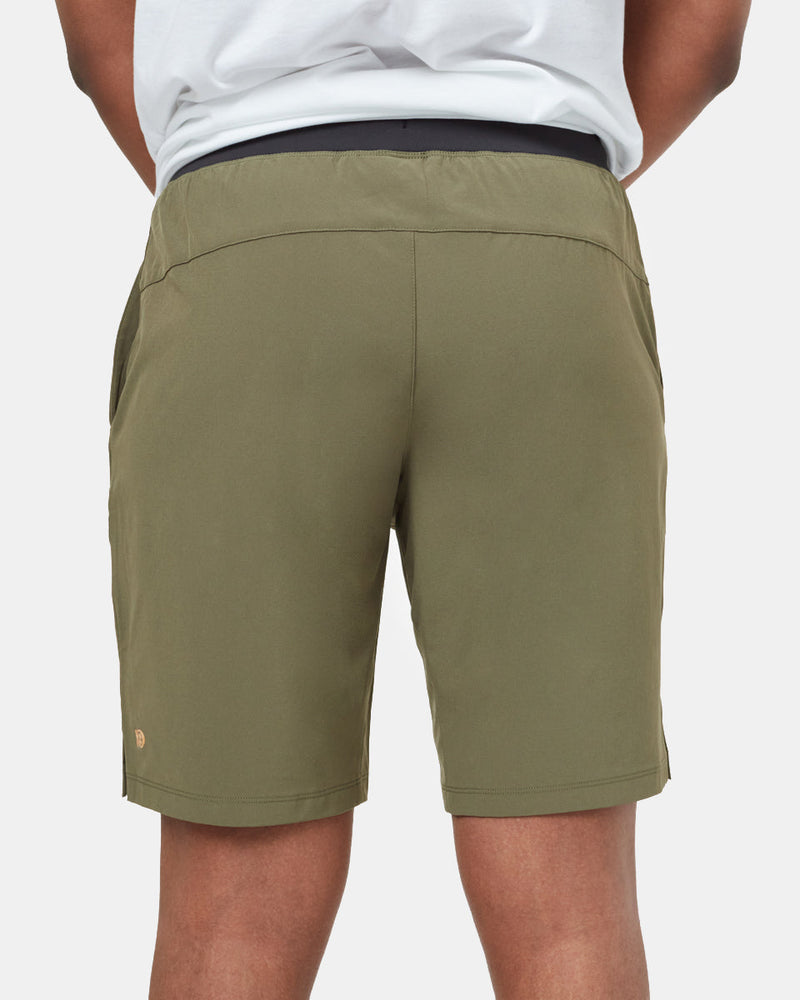 Green Men's Repreve Polyester Sport Shorts