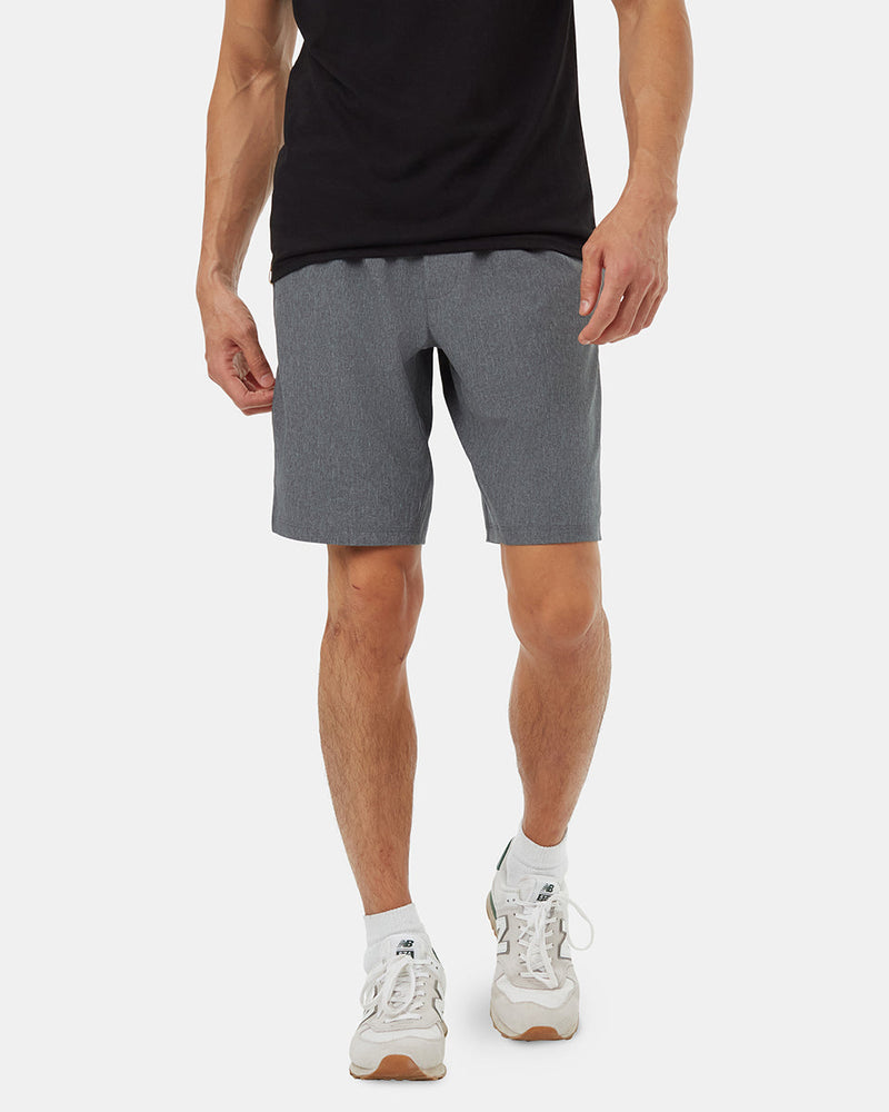Grey-Recycled-Polyester-Sport-Shorts