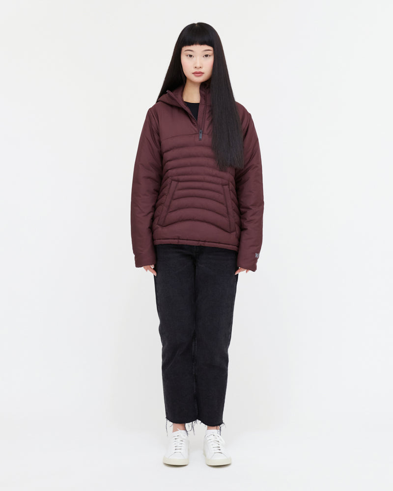 Red-Womens-PrimaLoft-Puffer-Jacket