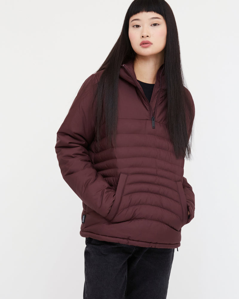 Red-Womens-PrimaLoft-Puffer-Jacket
