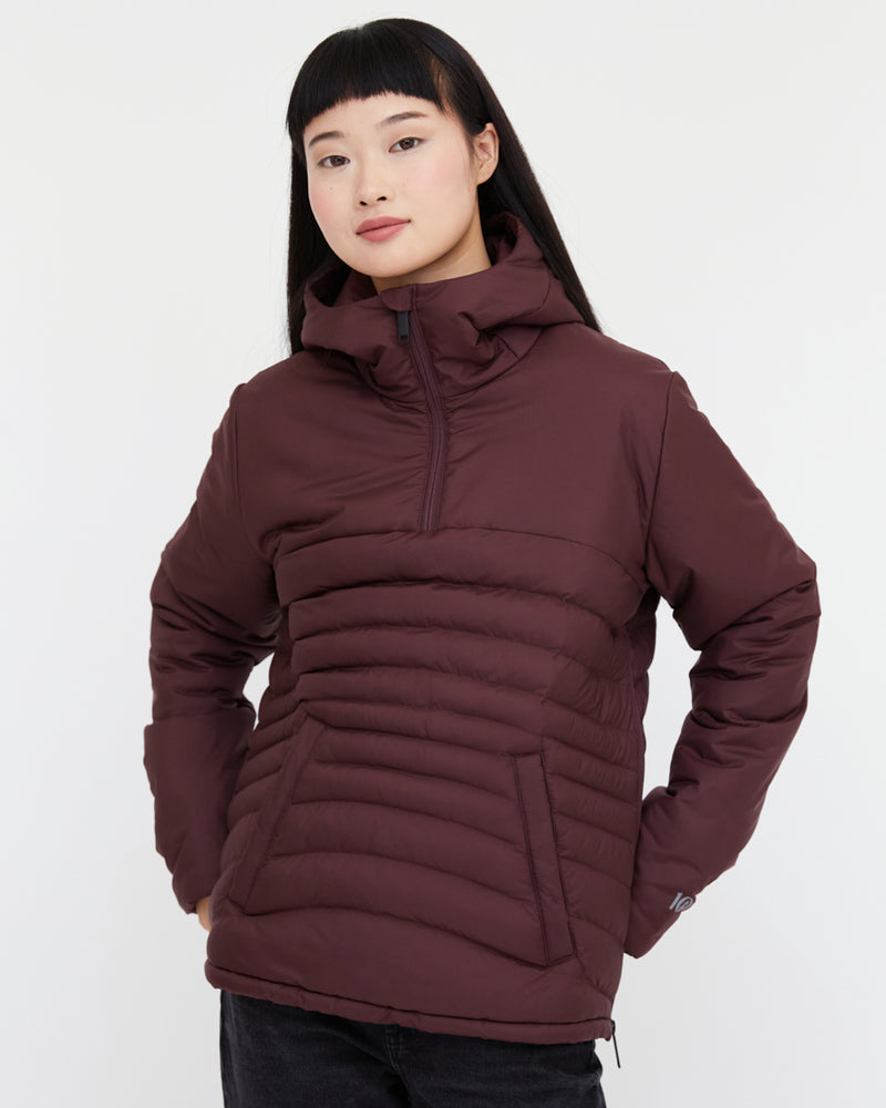 Red-Womens-PrimaLoft-Puffer-Jacket