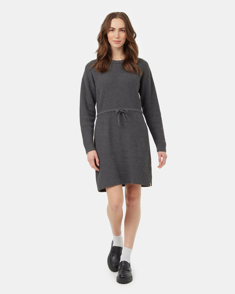 Highline Drawstring Sweater Dress-
