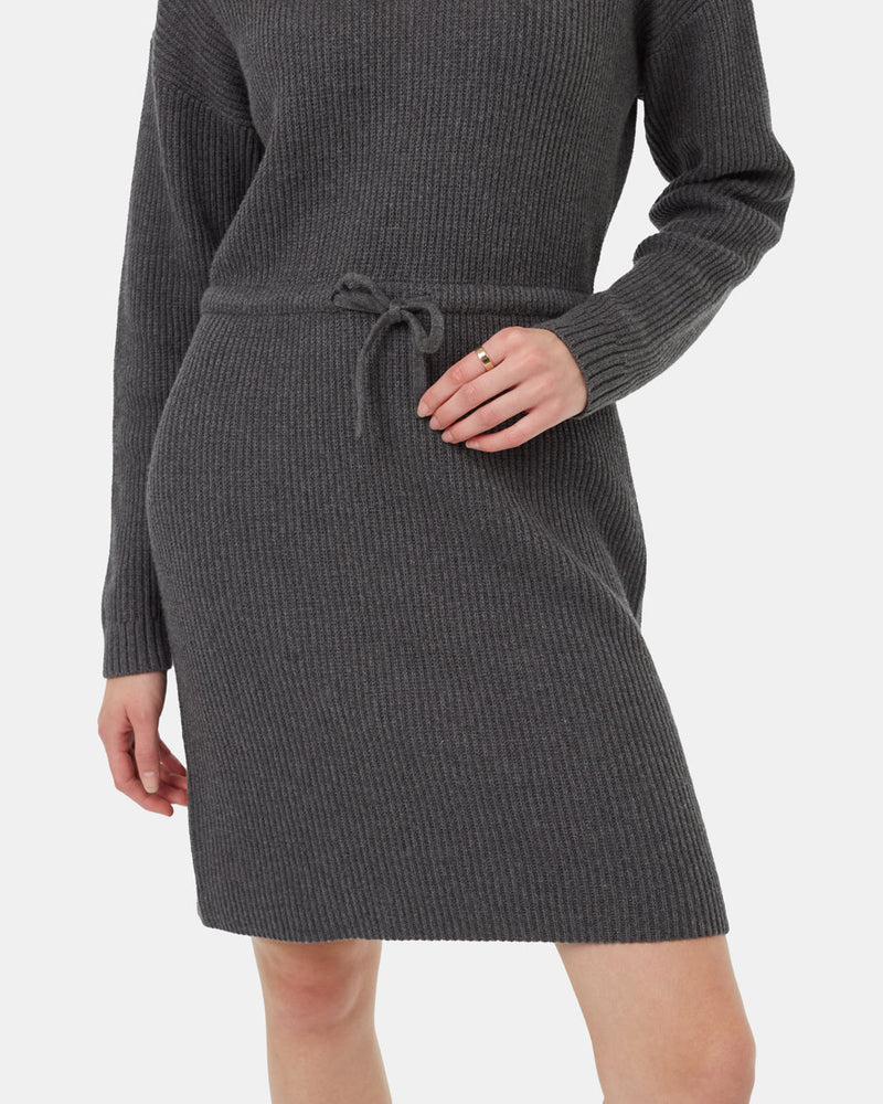 Highline Drawstring Sweater Dress-